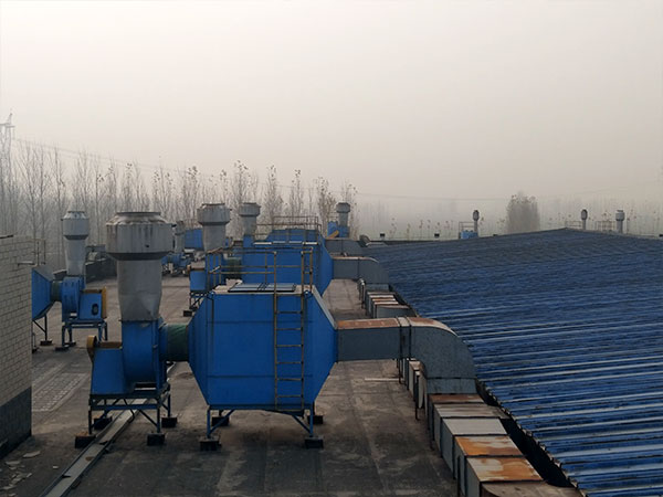 食品廠(chǎng)廢氣處理柱狀活性炭更換